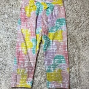 Cat and Jack Size 6 Colorful Tie-Dye Capris